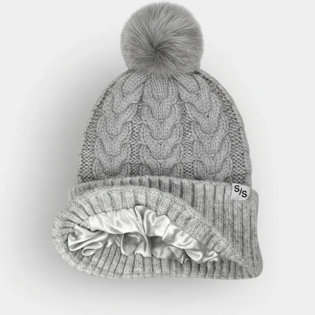 Skinliy Silk Pom | Grå